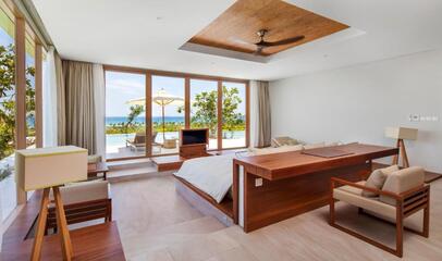 Beachfront villa 3 bed room