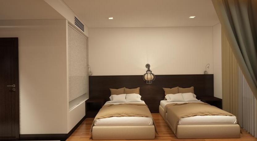 Phòng ngủ 2 giường đơn