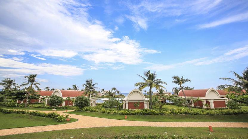 Khu nghỉ nhìn từ xa