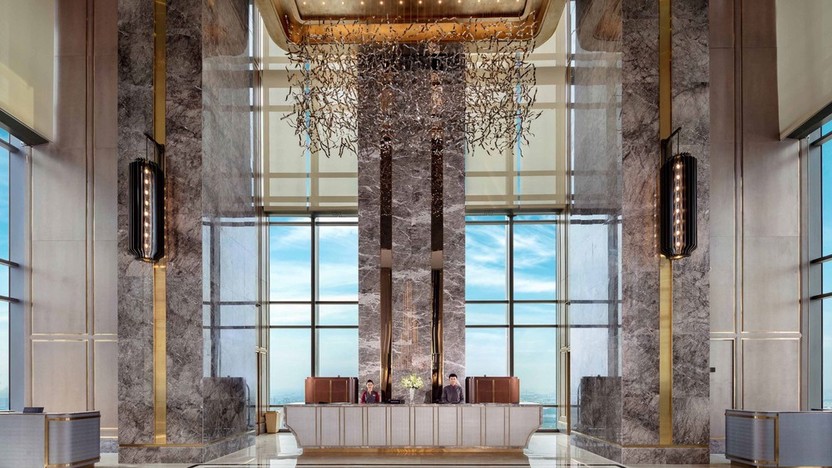 Sảnh lễ tân tầng 48