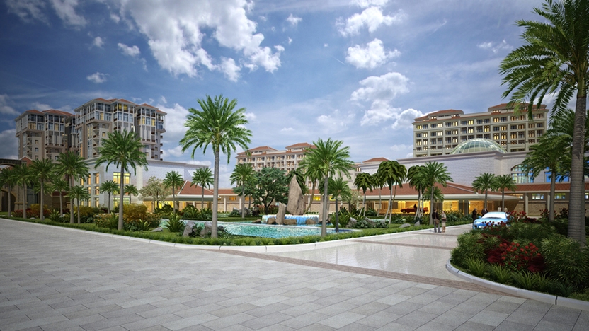 Khuôn viên khu nghỉ