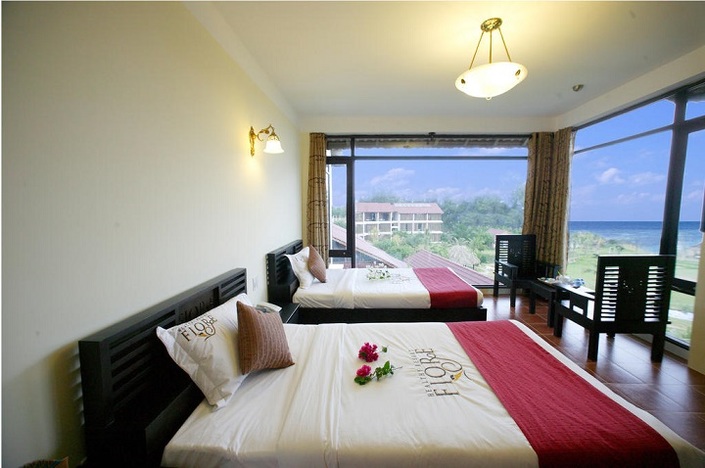 Phòng ngủ 2 giường đơn hướng biển