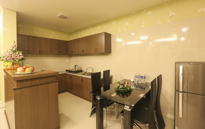 Premier Apartment - Khu vực bếp