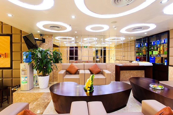 Phòng trà tại sảnh lễ tân