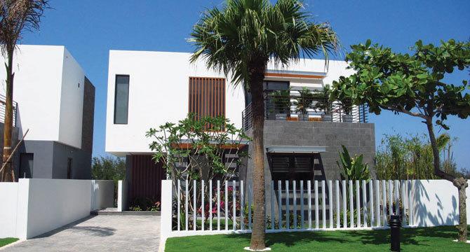 Mặt tiền căn biệt thự